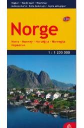 Norvegija. Kelių žemėlapis M 1:1 200 000