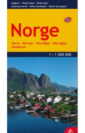 Norvegija. Kelių žemėlapis M 1:1 200 000