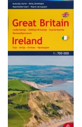 Didžioji Britanija, Airija. Kelių žemėlapis M 1: 700 000