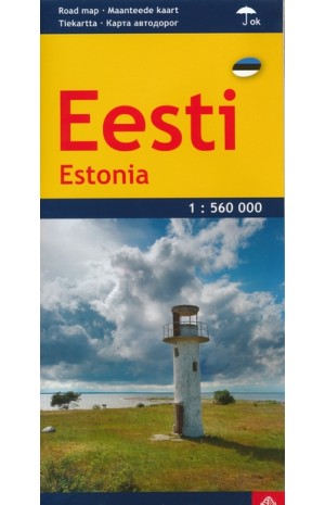 Estija. Kelių žemėlapis