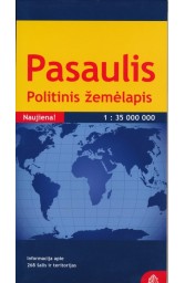 Pasaulis. Politinis žemėlapis. M 1:35 000 000