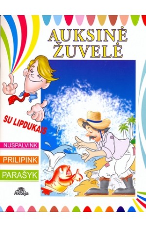 Auksinė žuvelė su lipdukais
