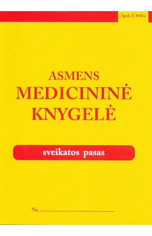 Asmens medicininė knygelė