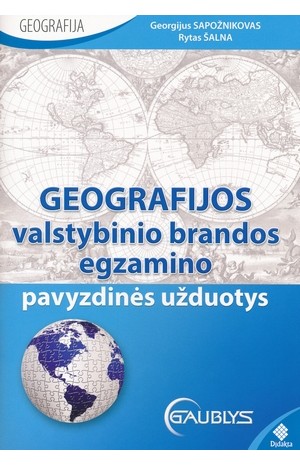 Geografijos valstybinio brandos egzamino pavyzdinės užduotys