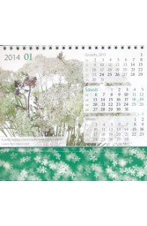2014 metų stalinis gėlių kalendorius