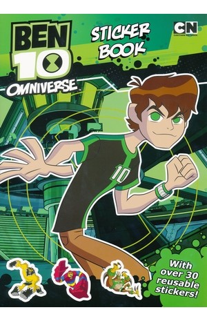 Spalvinimo knygelė su lipdukais "BEN 10"