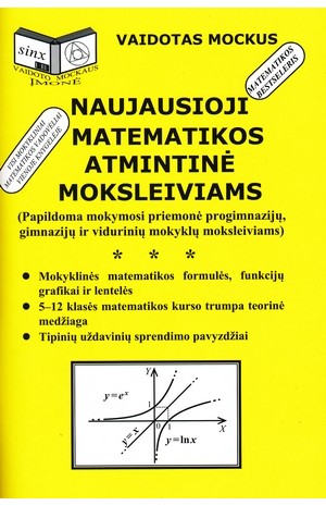 Naujausioji matematikos atmintinė moksleiviams