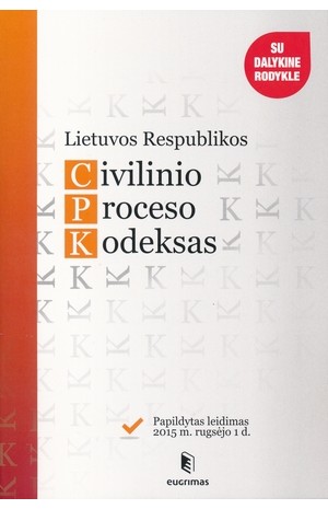 LR Civilinio proceso kodeksas