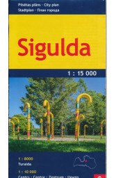 Sigulda miesto žemėlapis 1 : 15 000