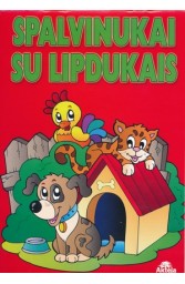 Spalvinukai su lipdukais (šuo)