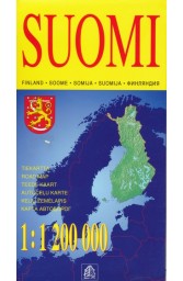 Suomija. Kelių žemėlapis M 1:1 200 000